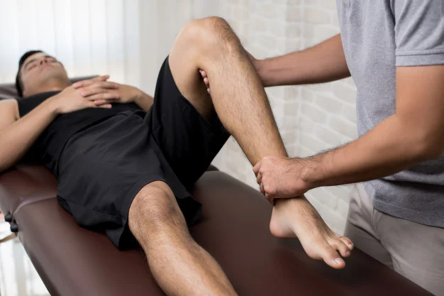 Picture of Physiotherapist treating a patient